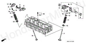 E-12-2 VALVE/ROCKER ARM (SOHC VTEC) (2)