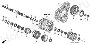 ATM-16-10 SECONDARY SHAFT (5AT)