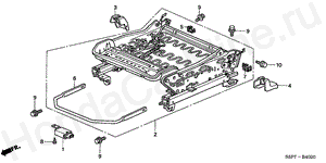 B-40-20 FRONT SEAT COMPONENTS(R.) (LH)