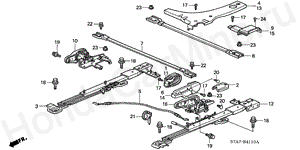 B-41-10 REAR SEAT COMPONENTS