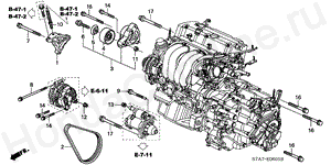 E-6-1 ENGINE MOUNTING BRACKET (2.0L)