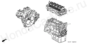 ENGINE ASSY./ TRANSMISSION ASSY. (1.7L) E-20-10 ENGINE ASSY./ TRANSMISSION ASSY. (1.7L)