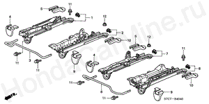 B-40-40 MIDDLE SEAT COMPONENTS