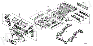 B-49-2 BODY STRUCTURE COMPONENTS (WAGON)
