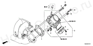 THROTTLE BODY (2.4L) E-1-1 THROTTLE BODY (2.4L)