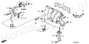 INTAKE MANIFOLD (2.4L) E-3-1 INTAKE MANIFOLD (2.4L)