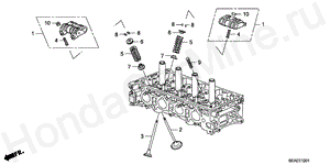 VALVE/ROCKER ARM (2.4L) E-12-1 VALVE/ROCKER ARM (2.4L)