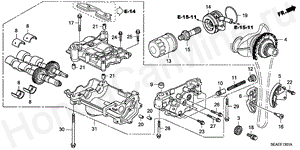 OIL PUMP (2.4L) E-13-1 OIL PUMP (2.4L)