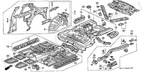 B-49-10 BODY STRUCTURE COMPONENTS (INNER PANEL)