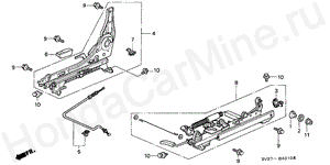 B-40-10 FRONT SEAT COMPONENTS (R.)(POWER)