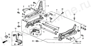 B-40-13 FRONT SEAT COMPONENTS (R.)(POWER)