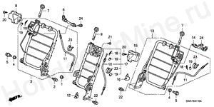 B-41-10 REAR SEAT COMPONENTS (1)