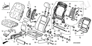 B-40-3 FRONT SEAT(R.)(POWER SEAT )