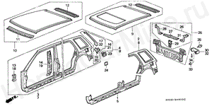 B-48-2 BODY STRUCTURE COMPONENTS (3)