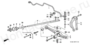 B-27-10 FRONT STABILIZER/ FRONT LOWER ARM
