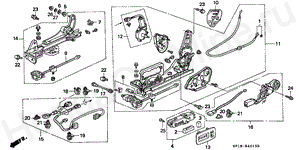 B-40-13 FRONT SEAT COMPONENTS (4)