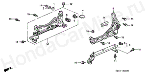 B-40-20 FRONT SEAT COMPONENTS (L.)(1)