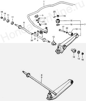  STABILIZER - FRONT LOWER ARM
