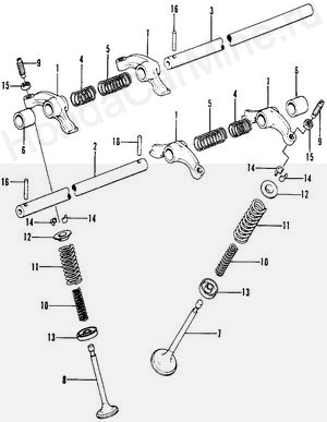  VALVE - ROCKER ARM ('73-'74)