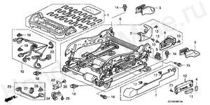  FRONT SEAT COMPONENTS (DRIVER SIDE)