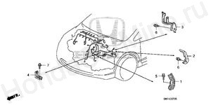  ENGINE WIRE HARNESS STAY