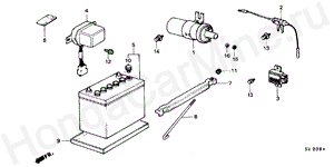 B-6 BATTERY/IGNITION COIL/ REGULATOR