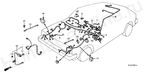 B-7 WIRE HARNESS (1) (B,BP,D,F,G,S,W,X)