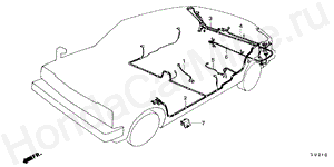 B-7-2 WIRE HARNESS (2) (B,BP,D,F,G,S,W,X)