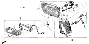 B-8 HEADLIGHT/ FRONT COMBINATION LIGHT