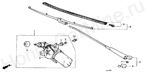 B-14-2 REAR WINDSHIELD WIPER