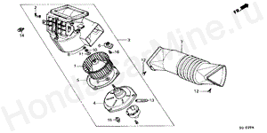 B-17-1 HEATER BLOWER