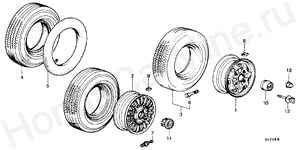 B-18 TIRE/WHEEL DISK