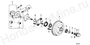 B-19 REAR BRAKE DRUM