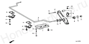 B-29 STABILIZER SPRING/ FRONT LOWER ARM