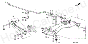 B-30 REAR LOWER ARM/RADIUS ROD