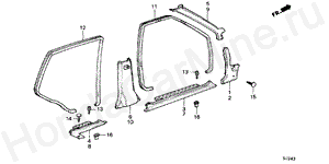 B-39 DOOR TRIM