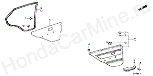 B-39-2 REAR DOOR LINING