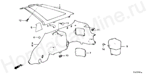 B-39-3 TAILGATE TRIM