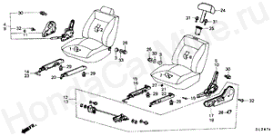 B-40-1 FRONT SEAT COMPONENTS