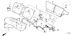 B-41 SEATBELT/REAR SEAT