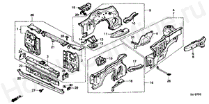 B-49 BODY STRUCTURE COMPONENTS (1)