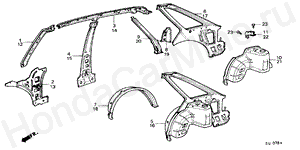 B-49-3 BODY STRUCTURE COMPONENTS (4)