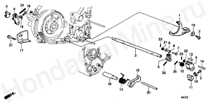 HMT-6 SHIFT LEVER SHAFT