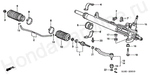 B-33-10 POWER STEERING GEAR BOX (LH)