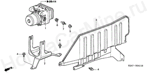 B-24-11 ABS MODULATOR (RH) (-'03)