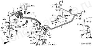 B-25-11 BRAKE LINES (ABS) (RH) (-'03)