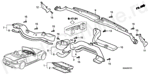 B-37-21 DUCT (RH)