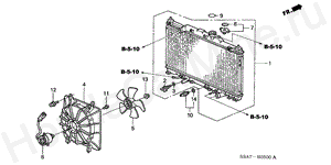 B-5 RADIATOR(DENSO)