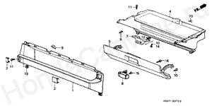 B-37-3 GLOVE BOX