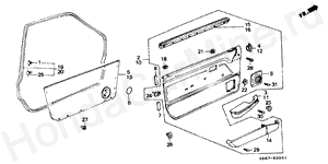 B-39-1 FRONT DOOR LINING